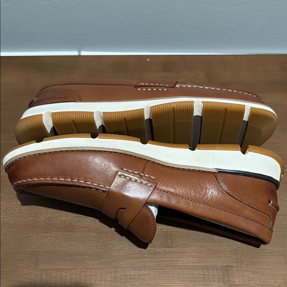 NWT Cole Haan 4.Zerogrand Men’s British Tan Leather Loafers, size 8 - Picture 6 of 8